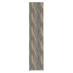 Abstract pattern in ethnic style short table runner