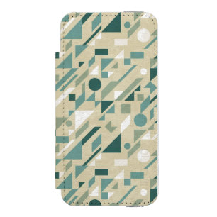 Abstract pattern wallet case for iPhone SE/5/5s