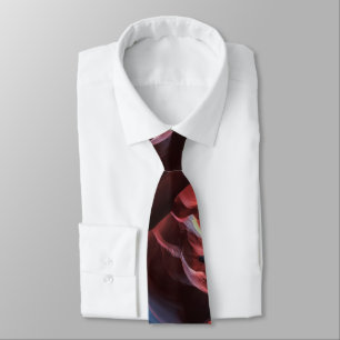 Abstract pattern inspired by Antelope Canyon Neck Tie