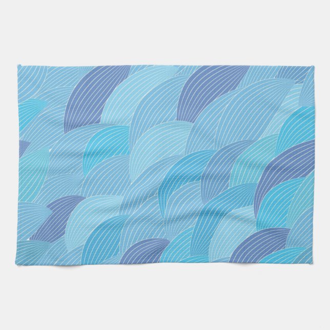 Abstract pattern kitchen towel (Horizontal)