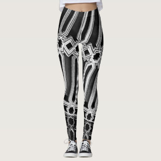 Abstract pattern leggings