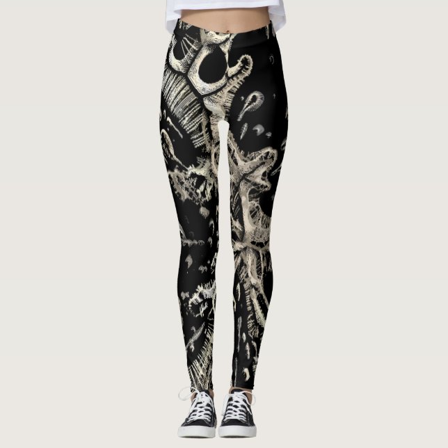 Abstract pattern leggings (Front)