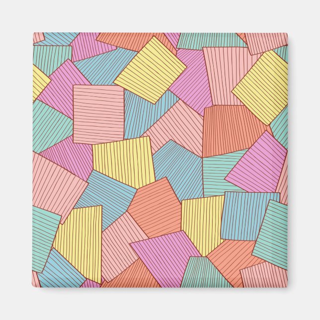 Abstract pattern magnet (Front)