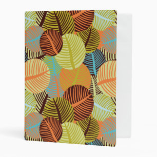 Abstract pattern mini binder