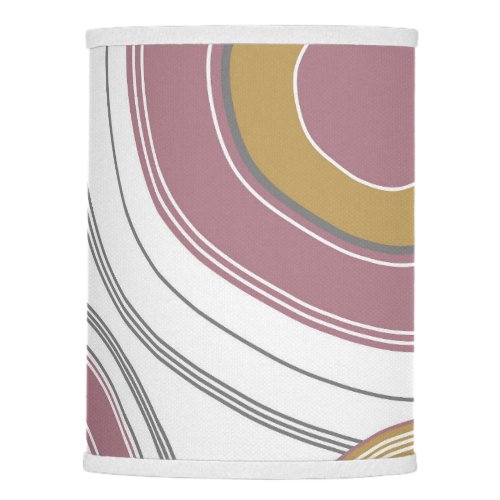 Abstract pattern modern design tree rings lamp shade