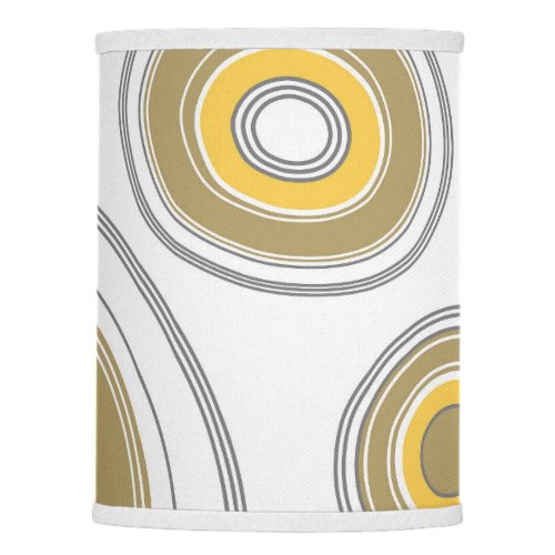Abstract pattern modern design tree rings lamp shade