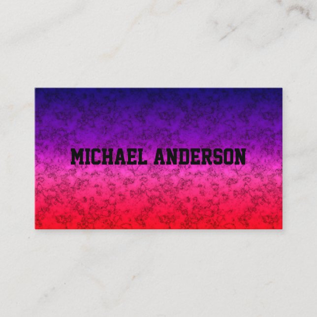 Abstract, pattern, modern loyalty card (Front)