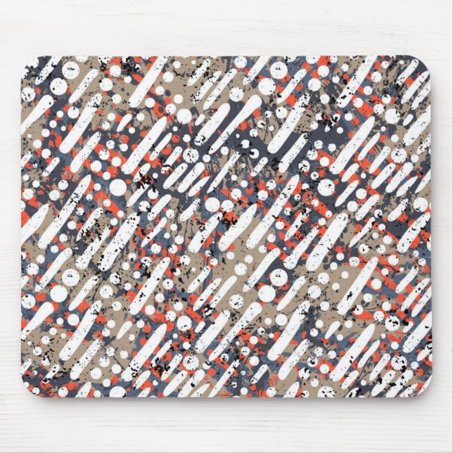 Abstract pattern mouse pad (Front)