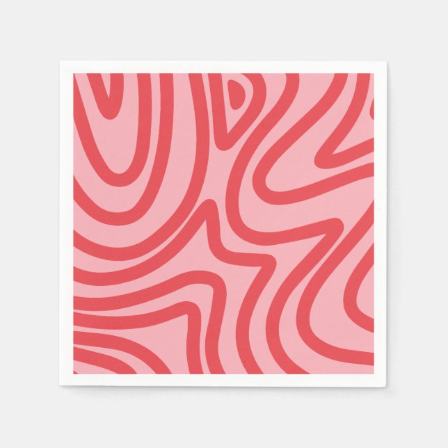 abstract pattern napkins (Front)