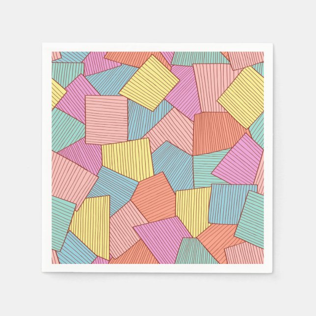 Abstract pattern napkins (Front)