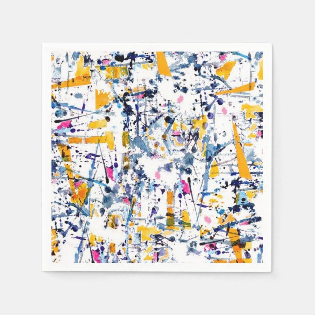 Abstract pattern napkins (Front)