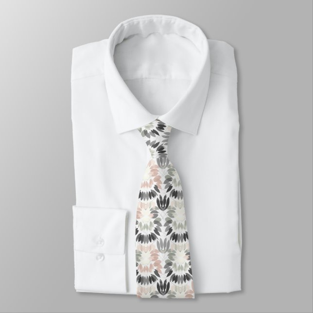abstract pattern  neck tie (Tied)