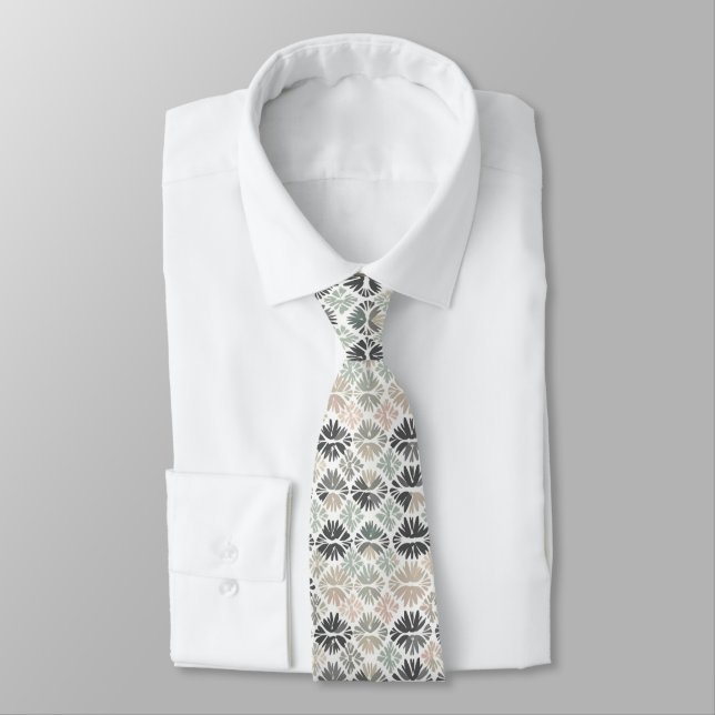 abstract pattern  neck tie (Tied)