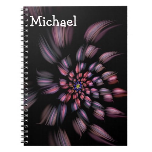 Abstract pattern notebook