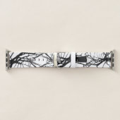 Abstract Pattern of Black and White Tree Branches Apple Watch Band (Band)