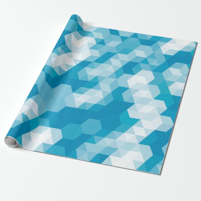 Abstract pattern of geometric shapes backgroundabs wrapping paper (Unrolled)