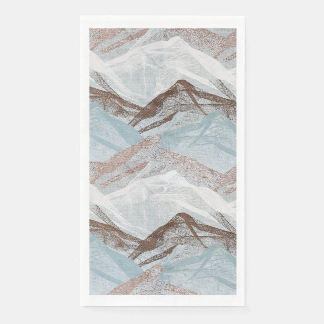 Abstract pattern paper guest towels (Front)