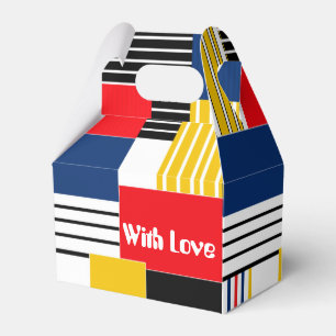 Abstract pattern . Patchwork . Favor Boxes