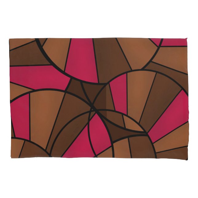 Abstract pattern  pillow case (Front)
