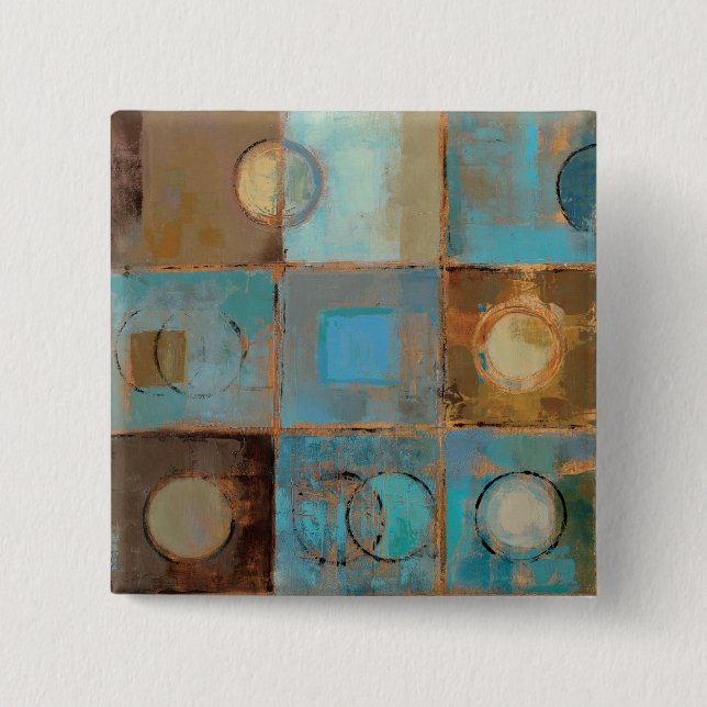 Abstract Pattern Pinback Button (Front)