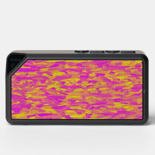 Abstract Pattern Pink Yellow Orange Bluetooth Speaker