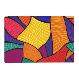 Abstract pattern placemat