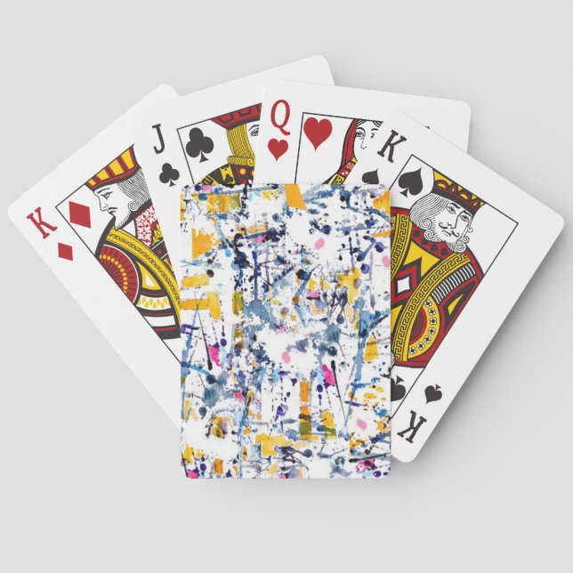 Abstract pattern poker cards (Back)