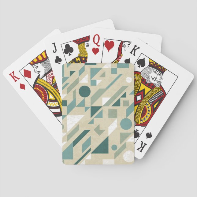 Abstract pattern poker cards (Back)