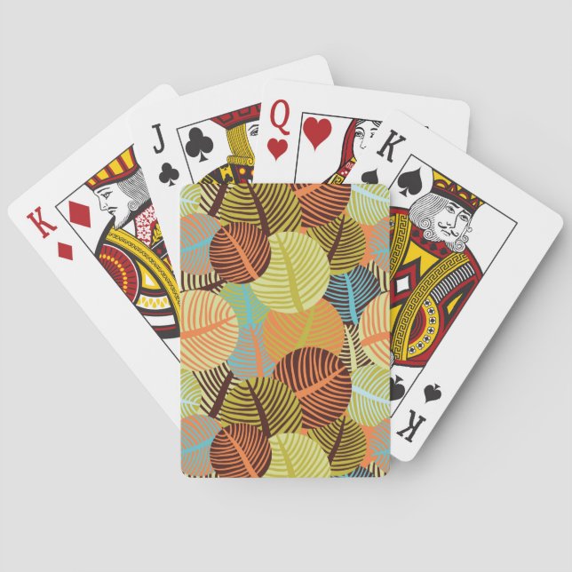 Abstract pattern poker cards (Back)