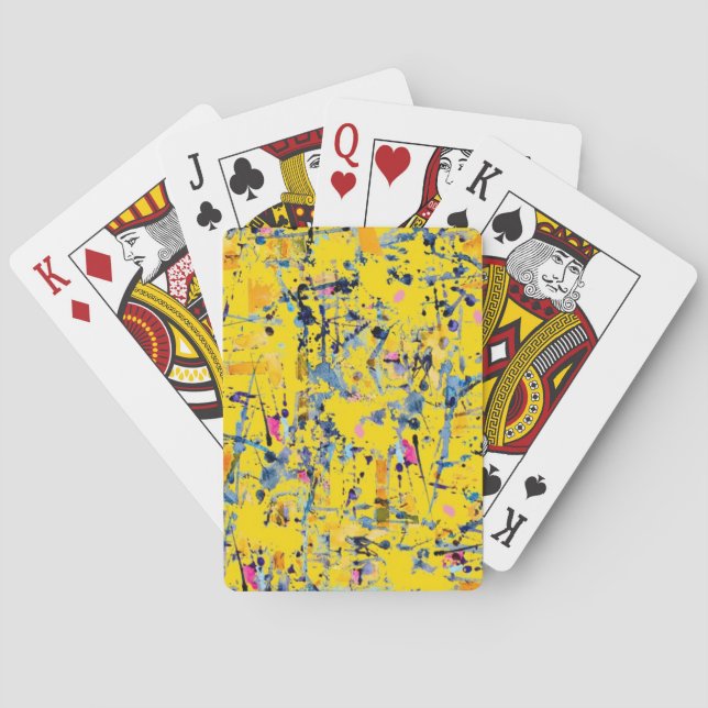 Abstract pattern poker cards (Back)