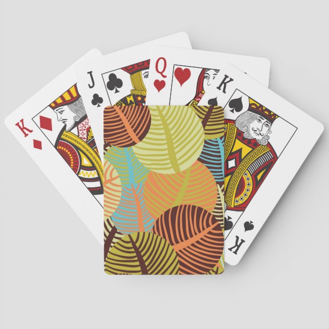 Abstract pattern poker cards (Back)