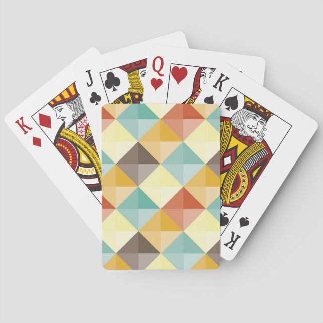 Abstract pattern poker cards (Back)