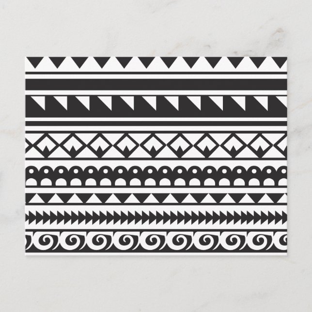 abstract pattern postcard (Front)