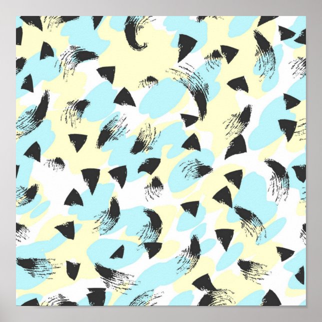 Abstract pattern poster (Front)