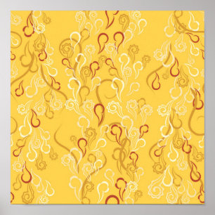 Abstract pattern poster