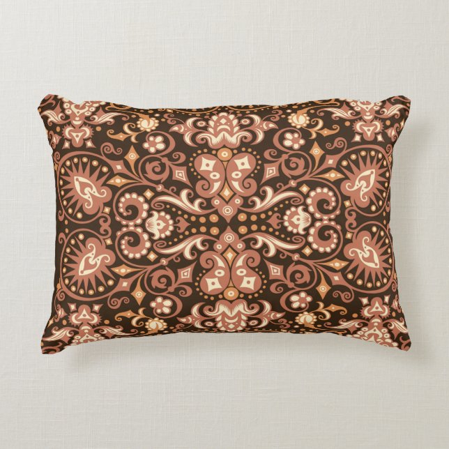 Abstract pattern. Psychedelic colors wavy backgrou Accent Pillow (Front)