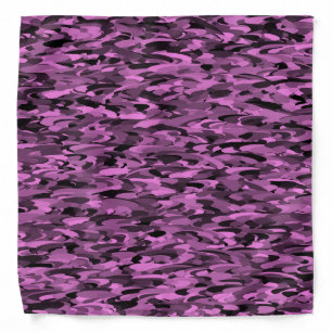 Abstract Pattern Purple Black Bandana