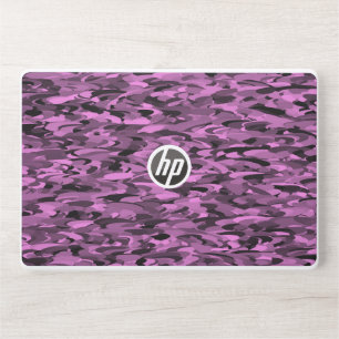 Abstract Pattern Purple Black HP Laptop Skin