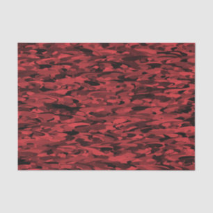 Abstract Pattern Red Black Tissue Paper