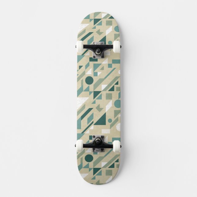 Abstract pattern skateboard deck (Front)