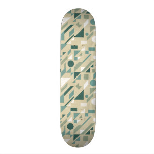 Abstract pattern skateboard deck