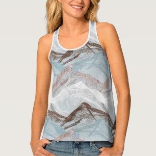 Abstract pattern tank top