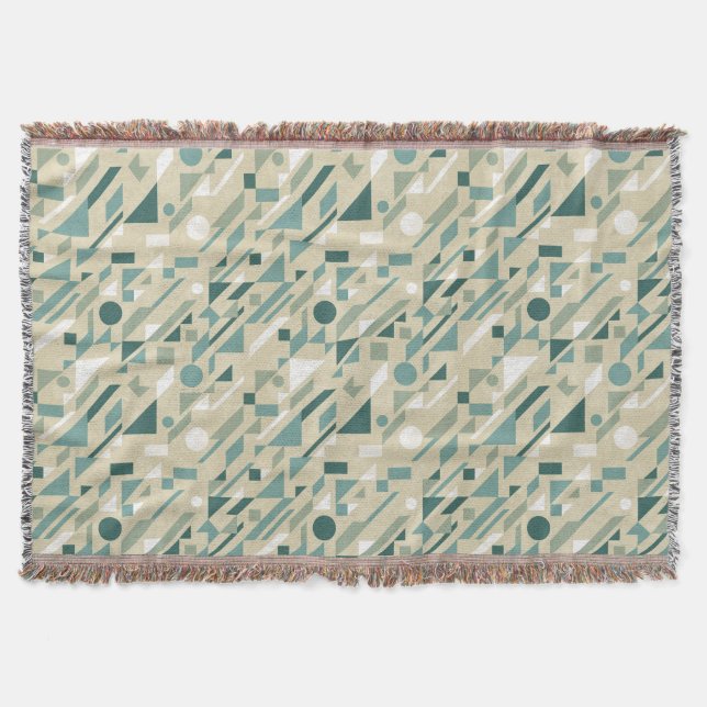 Abstract pattern throw blanket (Front)