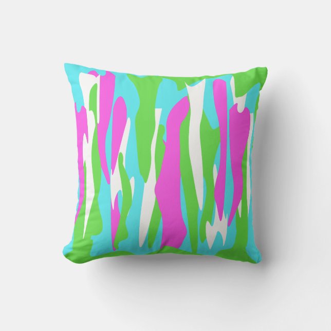 Abstract Pattern  Throw Pillow (Front)