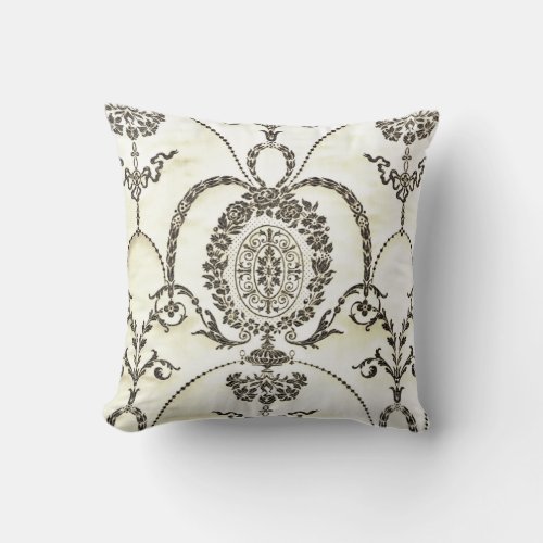 Abstract pattern throw pillow