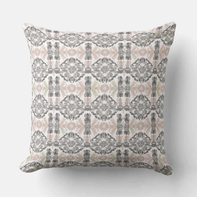 abstract pattern  throw pillow (Front)