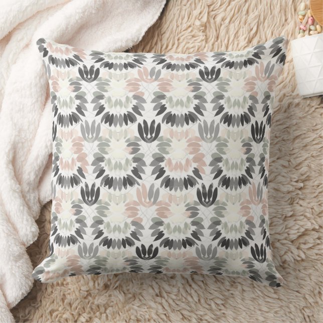 abstract pattern  throw pillow (Blanket)