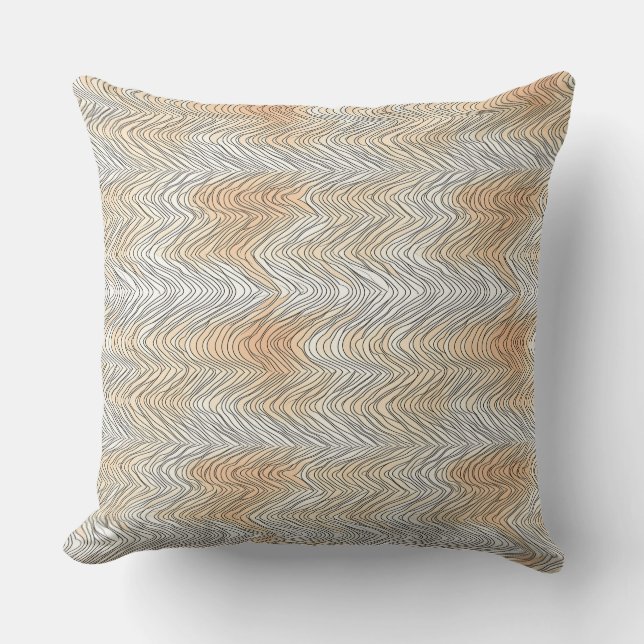 abstract pattern  throw pillow (Front)