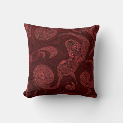 Abstract pattern throw pillow