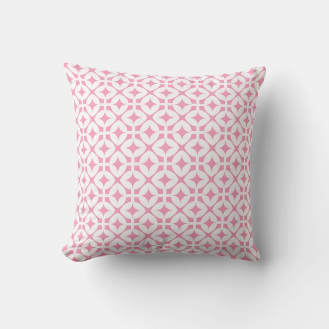 Abstract Pattern Throw Pillow (Front)